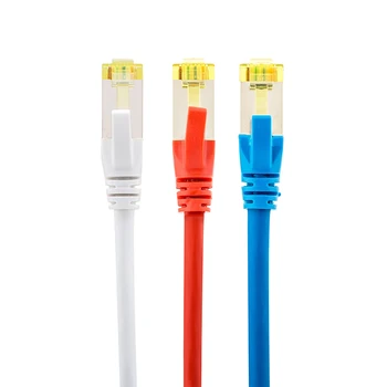 (3ks/bal.) 10 Gigabit CAT6A SFTP Sieťový Patch Kábel Tienený, LSOH/LSZH (0,5 M/1M/2M/3M/5M, 3 Farby Pre Voliteľné)