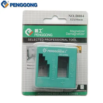 PENGGONG 2 v 1 Magnetizer Demagnetizer 52*50mm pre Elektrické alebo Ručný Skrutkovač Tipy Magnetické Nástroj