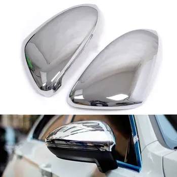 Auto-Styling Spätné Zrkadlo Pokrytie Výbava Chrome ABS Dekorácie, Doplnky Pre VW Volkswagen Golf 7 MK7 R GLAXAY 2016 2017