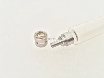 4pcs/Veľa 5ml 5cc Sklenenej injekčnej Striekačky Luer Lock Hlavu Opakovane Sklo Injektor Laboratórne Sklo