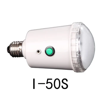 NICEFOTO ja-50S Mini Štúdio Falsh Svetlo maximálne 45 w 5500K AC Slave Flash Žiarovka E27 110V alebo 220V