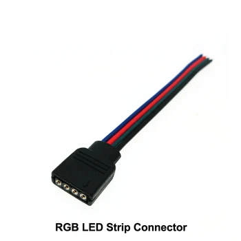 RGB 4pin Konektor pre RGB LED Pásy, 5 ks/veľa