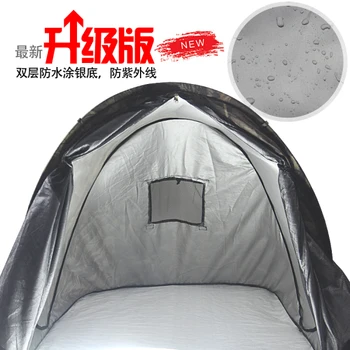 Ultra ľahký prenosný outdoor camping stan automatické jednu osobu rainproof vetru kamufláž stan
