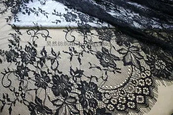 3M/Kus doprava Zadarmo Mihalnice čipky textílie tenké časti mäkké letné biela čierna rias čipky textílie 70 cm široký