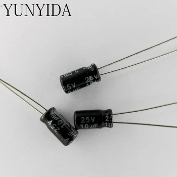 Hliníkové elektrolytické kondenzátor 25V 10uf 50PCS