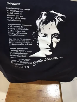 John Lennon PREDSTAVTE si, rukáv t shirt tshirts muž žena top classic rock band uk