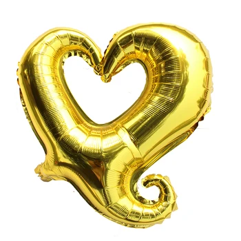 5 ks/veľa manželstva miestnosti zdobia lásky, svadobné balón Valentína 18 palcové hliníkové film balón gogo srdce médium