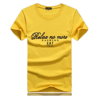 Hot PREDAJ Nové Módne Značky Mužov Oblečenie jednofarebné Puzdro Slim Fit T Shirt Mužov Bavlna T-Shirt Bežné Tričká veľkých veľkostiach-5XL