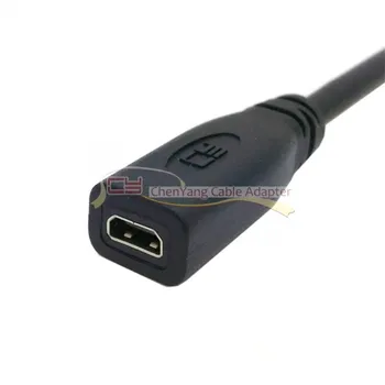 0,2 M Micro HDMI Female-HDMI Samec Adaptér Kábel pre Tablet, Mobilný Telefón