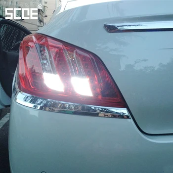 SCOE Pre Peugeot 206 207 307 308 406 407 507 508 Auto Styling LED Zadnej strane Parkovacie Svetla Žiarovka Zdroj 2x36SMD 2 Objektívu Biela
