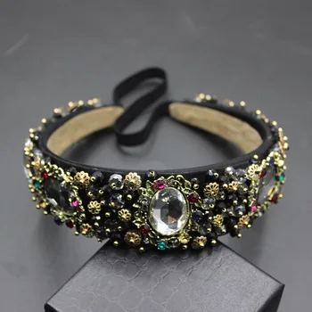 Nový Príchod Ručné Svadobné Svadobné hairband Crystal Čelenky Pre Nevestu Šperky Gem Headpieces 256