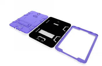 Móda Brnenie 3 v 1 Shockproof plnú ochranu Plastové w stojan Prípade kryt pre Samsung Galaxy Tab S3 9.7 T820 T825 SM-T820