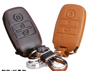 Kožené kľúča vozidla prípade ,auto kľúč držiak pre Kia K3, K5 sorento smart key, auto príslušenstvo,auto styling