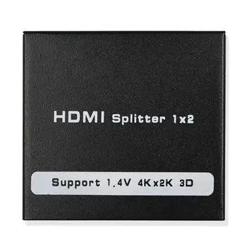 HDMI SPlitter HDCP Full HD 1080p 1.4 V Prepnite Prepínač 1X2 splitter 1 do 2 z Zosilňovač Duálne Zobrazenie na HDTV DVD PS3, Xbox