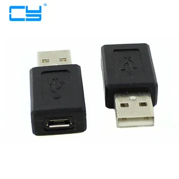 5 ks/veľa High Speed USB 2.0 Male Micro USB Samicu Converter Adaptér Konektor Samec Samica Klasický Jednoduchý Dizajn Na sklade