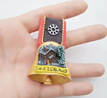 Cestovný ruch Krajiny Suvenírov Swiss Živice Tvorivé Magnety na Chladničku 3D Chladnička Magnety Nálepky Cestovanie so suvenírmi Domáce Dekorácie