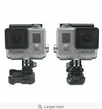 TELESIN 360 Stupňov Otočiť J-Kapota Pracka Vertikálny Povrchová Montáž pre GoPro Hero 4 3 3 Plus 2 SJCAM Xiao Yi 4K Akciu, Fotoaparát