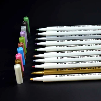10pcs/veľa office kancelárske potreby čarbanice pero sklo Marker pero, Zvýrazňovač na papier, DIY kreslenie farby nastavené na školské potreby