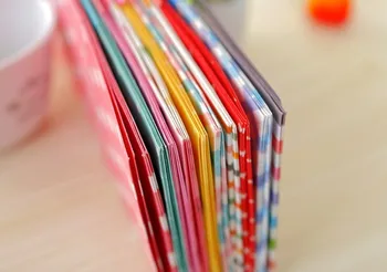 WHOLESALE150pcs Romantický 10 Farebné Vzory Obálky Papierové Strany Darčekové Tašky