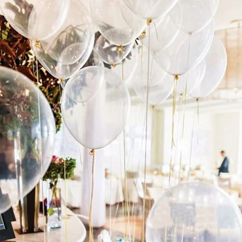 Vysoká kvalita! 100 KS/veľa 12 palcový 2,8 g transparentné latexový balón narodeniny balón svadobné party dekorácie deti vzduchu Balón