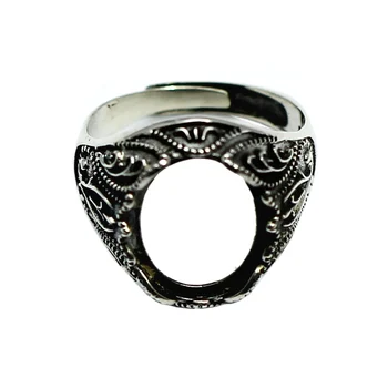 Beadsnice 925 sterling silver ring nastavenia prispôsobiť 15x12mm kameň vysoko kvalitné šperky najobľúbenejšie vintage prstene pre ženy ID 32374