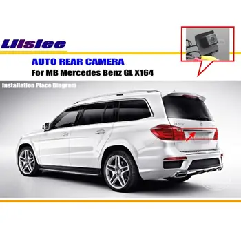 Liislee Na Mercedes Benz GL X164 - Spätné Kamery / Backup Parkovacia Kamera HD / CCD RCA NTST PAL / Vzad Otvor OEM