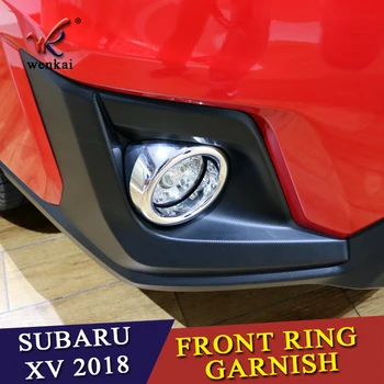 Chrome Predné Hmlové Svietidlo Rám Dekorácie Výbava Pre Subaru XV GT3 GT7 2017 2018 Auto Exteriéru ABS Príslušenstvo Modifikované Pásy