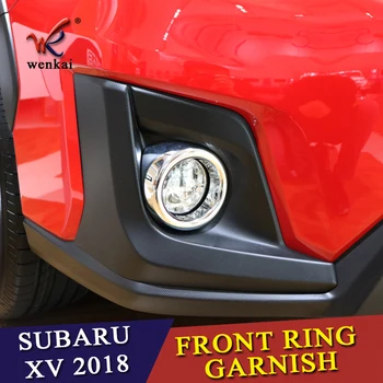Chrome Predné Hmlové Svietidlo Rám Dekorácie Výbava Pre Subaru XV GT3 GT7 2017 2018 Auto Exteriéru ABS Príslušenstvo Modifikované Pásy