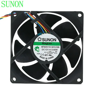 SUNON MF80251V2-Q010-S99 DC 12V 3.60 W 4-wire 80x80x25mm Server Námestie Chladiaci Ventilátor