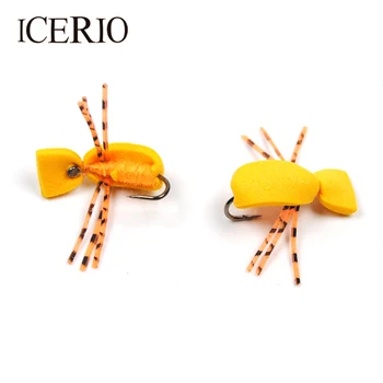 ICERIO 8PCS #10 Orange Pena Indikátor Chrobák Pstruh Lietať Rybárskych Návnad