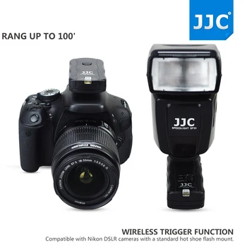 JJC Bezdrôtový Flash Trigger Diaľkové Spúšte Uvoľnenie pre Nikon D500 D5 D810 D4s D2H D1x D1h D2x D2Xs D3 D3x D3s D4 D300s D700 D800