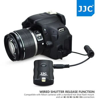 JJC Bezdrôtový Flash Trigger Diaľkové Spúšte Uvoľnenie pre Nikon D500 D5 D810 D4s D2H D1x D1h D2x D2Xs D3 D3x D3s D4 D300s D700 D800