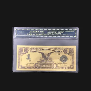 Wishonor Hot Predaj Americký Gold Bankoviek 1899 Rok Jeden Dolár Zlatom Svete Papierových Peňazí S COA Rám Na Darčeky