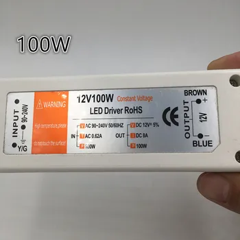 Svetlá Transformátory Napájacie pre Vonkajšie LED Pásu Žiarovka 18W 28W 72W 48W 100W
