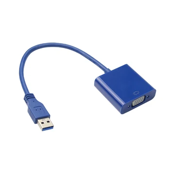 USB 3.0 na VGA Multi-display Video Grafická Karta Displej USB na Externý VGA Kábel, Adaptér pre Win 7/8