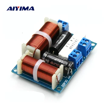 Aiyima 2PC Reproduktor, 2 Pásmový Audio Delič Frekvencie Výšok, Basov, 2 Jednotky Crossover Filtre 80W Reproduktory HIFI Reproduktor Deliča