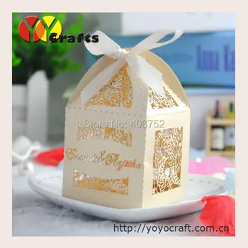 Osobné svadobné zdvorilosti papier svadobné sladké box jedinečnú svadobnú tortu boxov zadarmo meno, logo