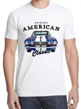 V roku 2018 sa Nové teplovodné Predaj tričko T-shirt Zadarmo Shiping Mustang American Classic Svalov Auta, Veľkosti S - 3XL