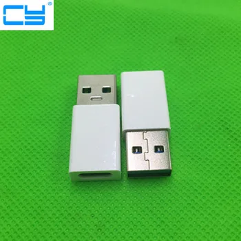 Kvalitný Notebook USB3.0 Samec na USB 3.1 Typ C Ženské Údaje poplatok Converter Ploche USB-C Port OTG Funtion konektor pre Adaptér