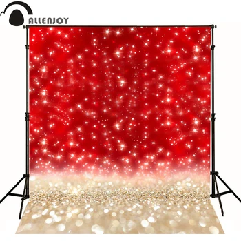 Allenjoy fotografické pozadie Červené biele halo svieti častice foto pozadia na predaj fotografie fantasy vysokej kvality