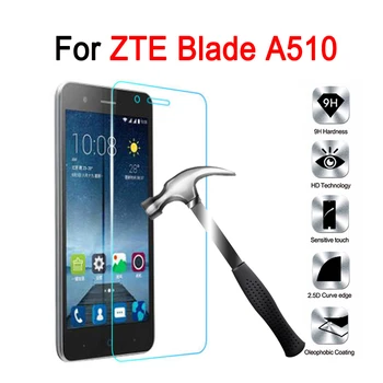 ZTE Blade A510 Sklo Screen Protector ZTE Blade A510 Tvrdeného Skla Pre ZTE Blade A510 A 510 510T BA510 Ochranný Film LCD