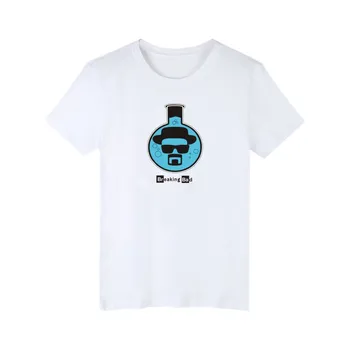 Breaking Bad 4xl Letné Voľné Bežné Krátky Rukáv Bavlna Tee Tričko a Heisenberg T-shirt Dievča Leta v Zábavné Tričká xxs