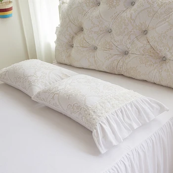 Kórea štýl béžová biela posteľná bielizeň sady 4/9pcs fleece žakárové zime Plné Kráľovná Kráľ perinu+Bedskirt+vankúše dievča posteľ nastaviť