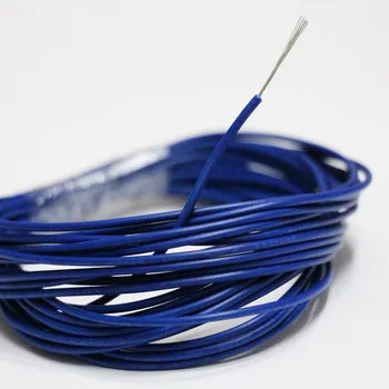 Pocínované medené 22AWG Čierny kábel, elektrický drôt, PVC insulated wire Elektrický kábel, LED svetelný Pás Rozšírenie Elektronických drôt