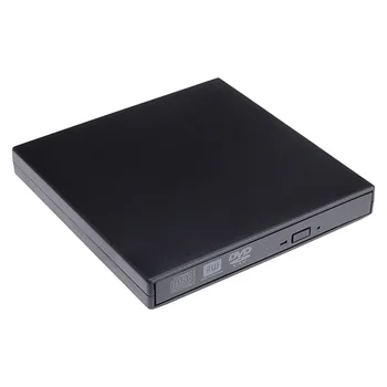 Najnovšie black USB 2.0 Externý disk CD+-RW DVD+-RW DVD-RAM Napaľovačku diskov Spisovateľ Pre Notebook PC