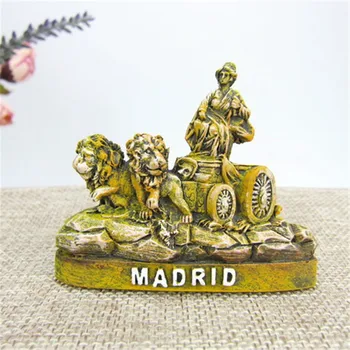 Španielsko Madrid Suvenír, Magnety na Chladničku Plaza de Cibeles Cestovné Pamätník Chladnička Nálepky Domova