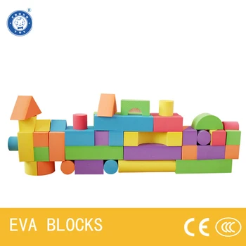 ZBOND 56Pcs 5cm Hrúbka EVA Peny, Stavebných Blokov Tvorivé Bezpečné jemné Svetlé Farby Deti Darčeky dieťaťa Skoro Vzdelávacie Hračka