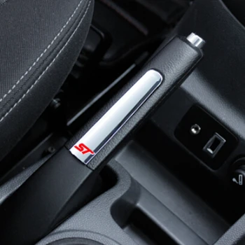 Nové Predaj Slová ABS Chrome Výbava ručnej brzdy Paillette Dekorácie, Nálepky Prípade pre Ford Fiesta Ecosport 2013-2016 auto Príslušenstvo
