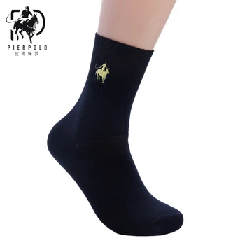 2018 Kvalitnú Módu 5 Párov/veľa PIER Značky POLO Casua Bavlnené Ponožky Business Výšivky pánske Ponožky Výrobca Veľkoobchod