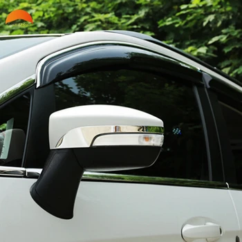 Pre Ford Kuga Ecosport s Otočením Svetlo 2013 2016 ABS Chrome Strane Dverí, Spätné Zrkadlá Kryt Pásky Výbava Príslušenstvo